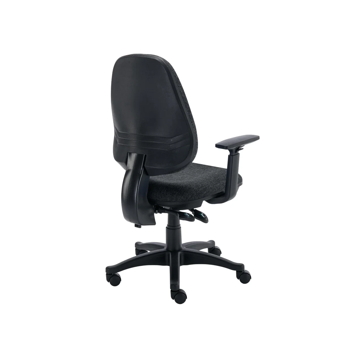Astin Nesta Operator Chair with Adjustable Arms 590x900x1050mm Charcoal KF810777 - Image 3