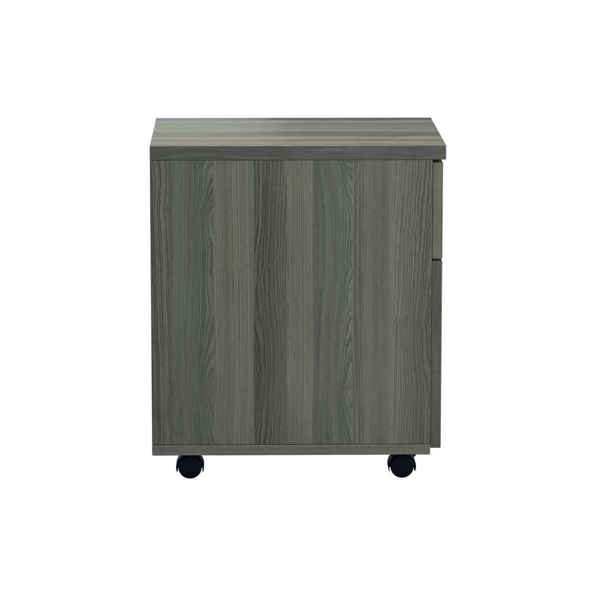 Jemini 2 Drawer Mobile Pedestal 404x500x595mm Grey Oak KF81079 - Image 4