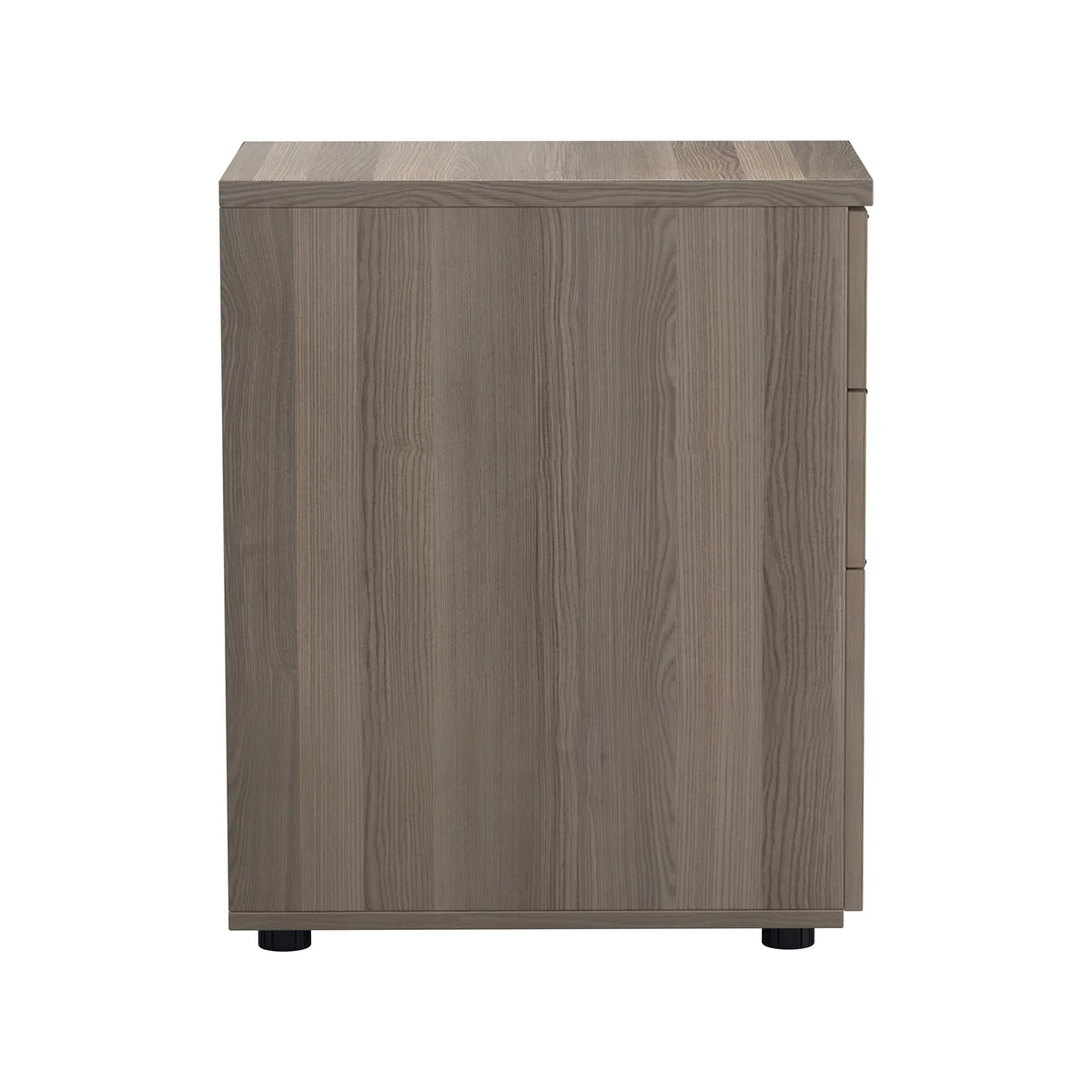 Jemini Essentials 3 Drawer Desk High Pedestal 404x800x730mm Grey Oak KF81089 - Image 2