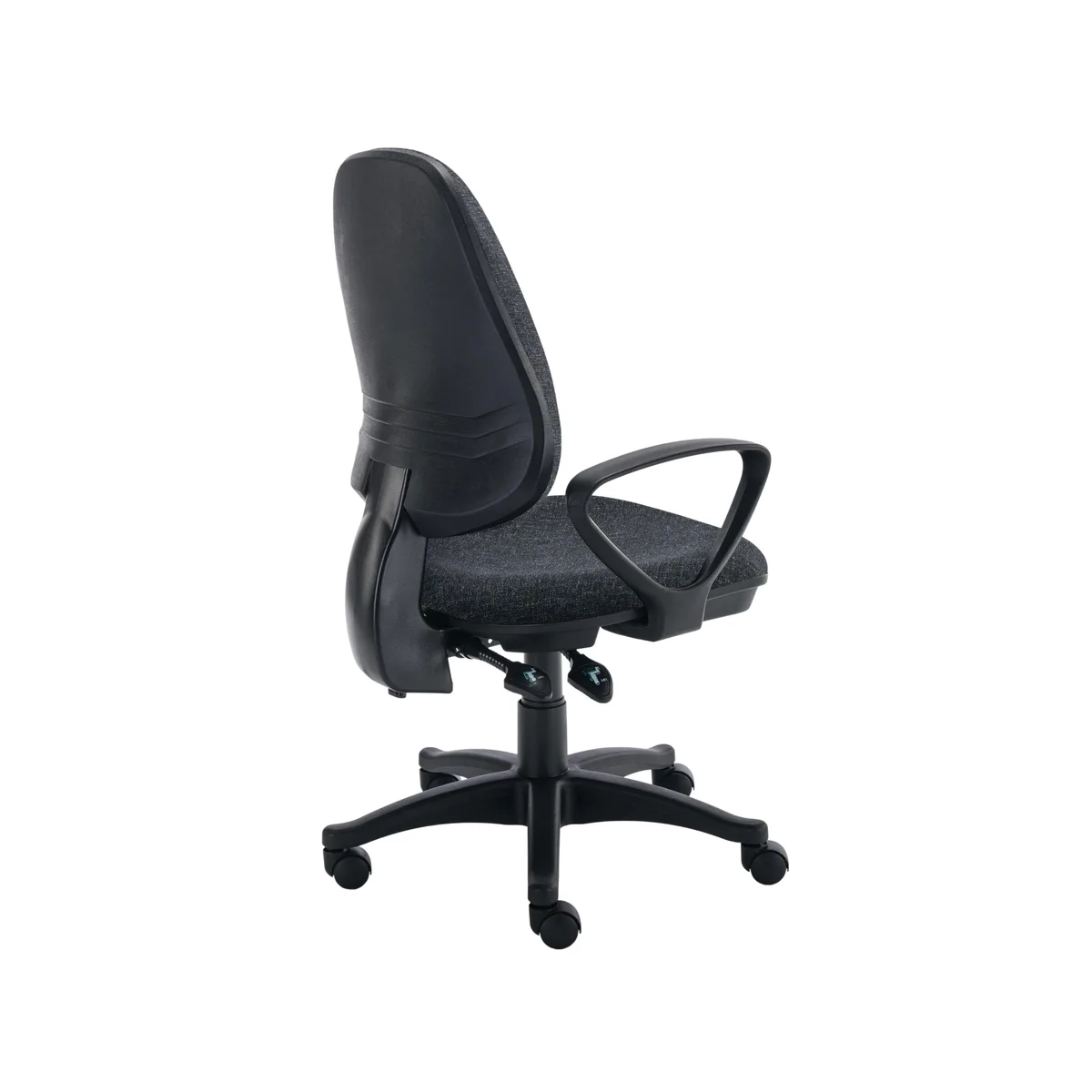 Astin Nesta Operator Chair with Fixed Arms 590x900x1050mm Charcoal KF810937 - Image 3