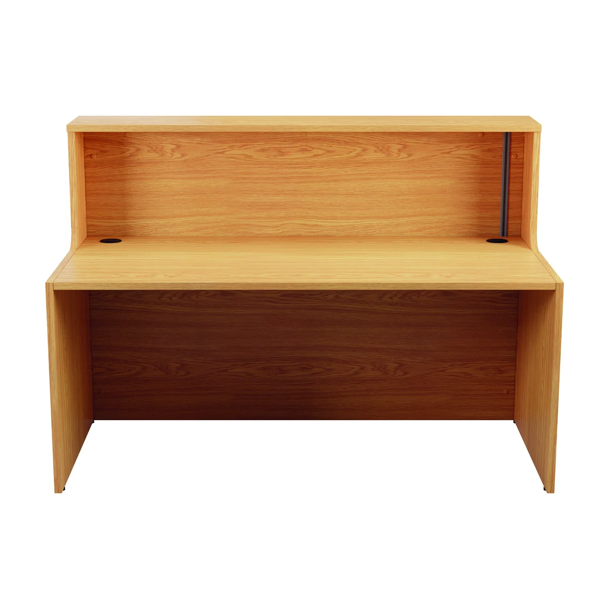 Jemini Reception Unit 1400x800x740mm Nova Oak KF816271 - Image 2