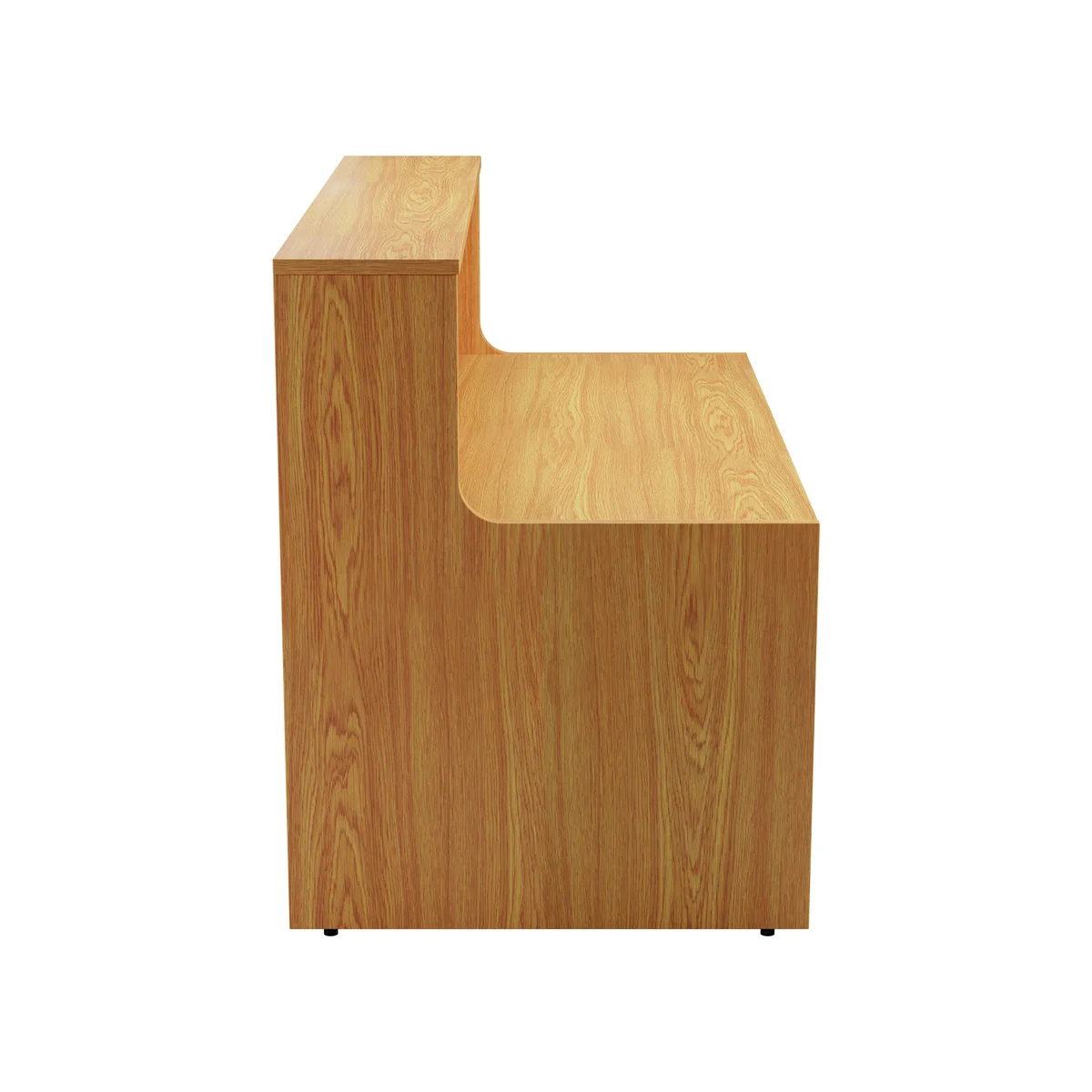 Jemini Reception Unit 1400x800x740mm Nova Oak KF816271 - Image 3