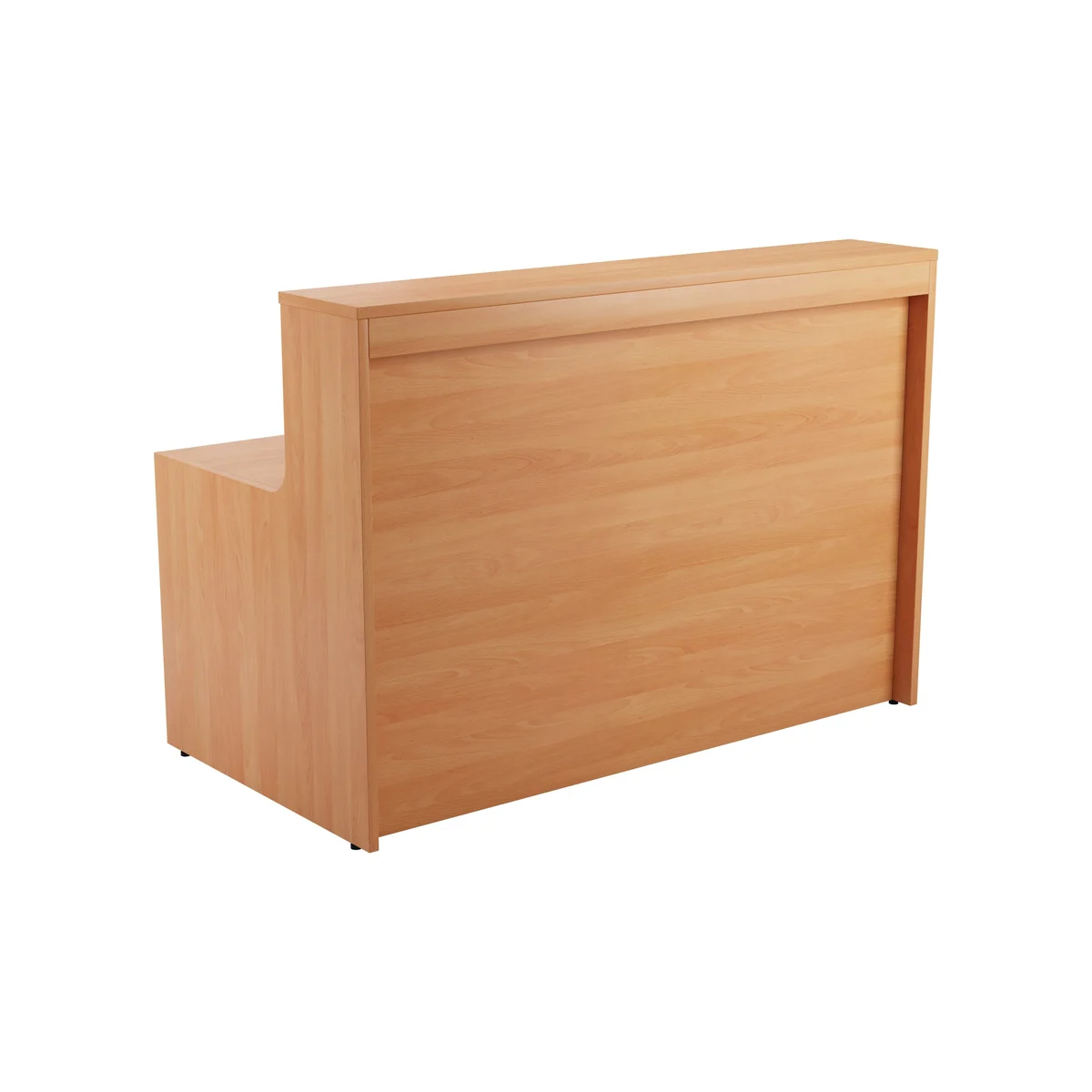 Jemini Reception Unit 1600x800x740mm Beech KF816302 - Image 3