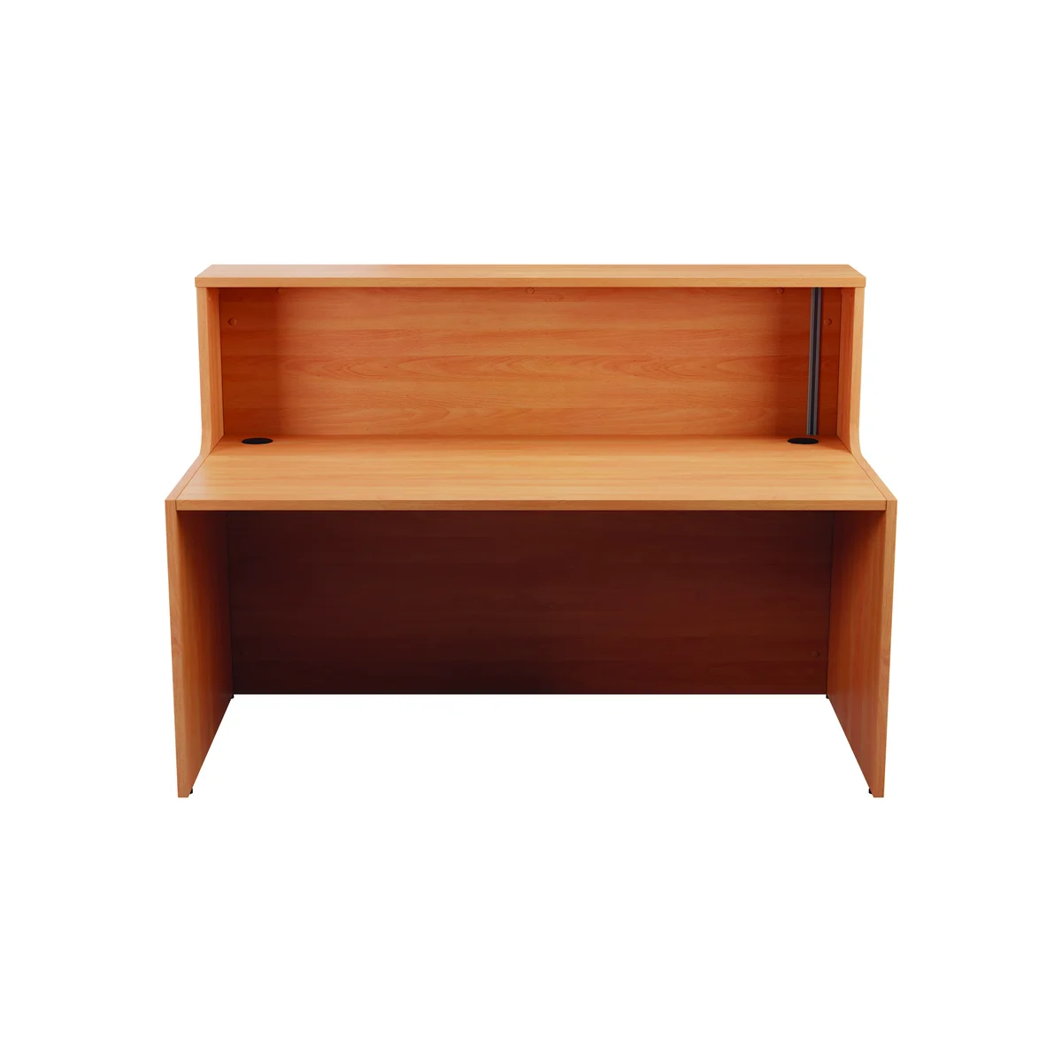 Jemini Reception Unit 1600x800x740mm Beech KF816302 - Image 4