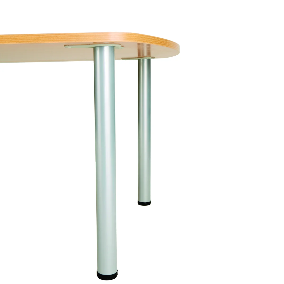 Jemini Boardroom Table 1800x1200x730mm Beech/Silver KF816500 - Image 4