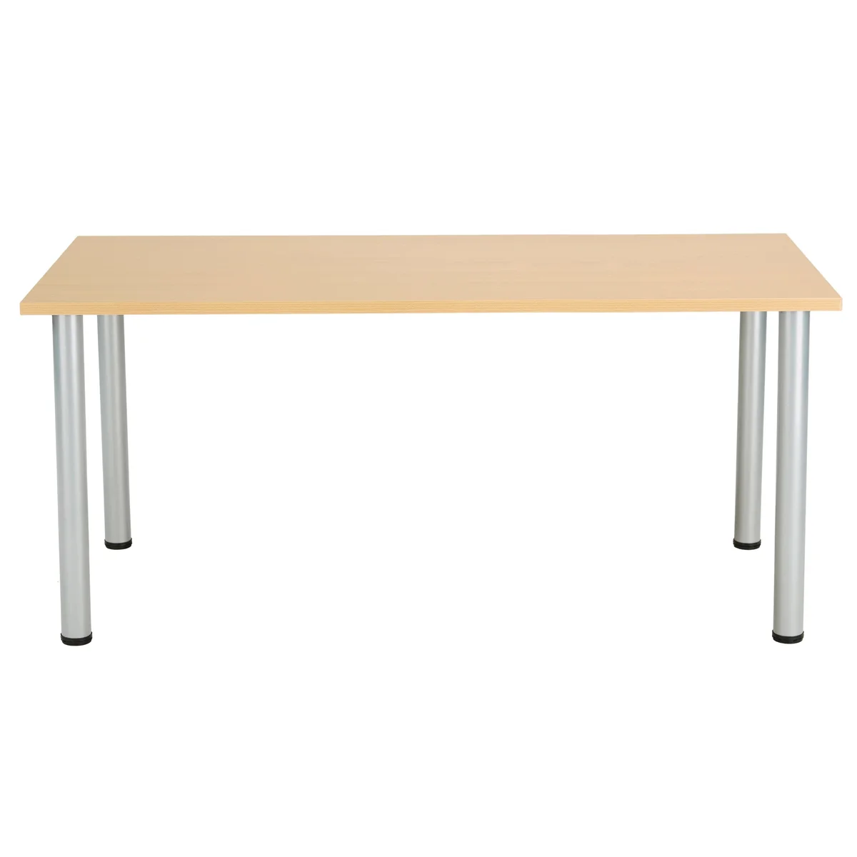 Jemini Rectangular Meeting Table 1800x800x730 Nova Oak/Silver KF816661 - Image 2