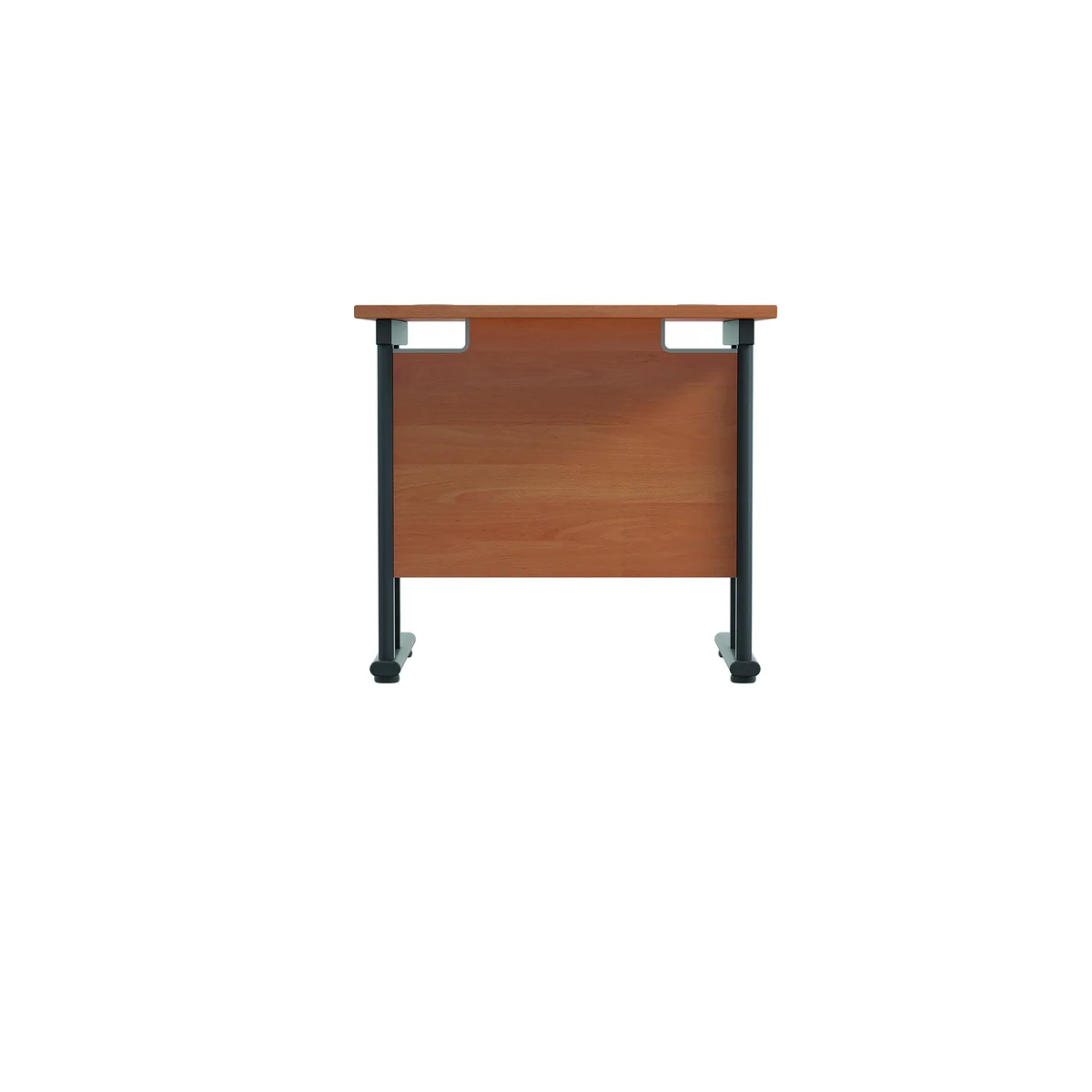 Jemini Rectangular Double Upright Cantilever Desk 800x600x730mm Beech/Black KF820314 - Image 4