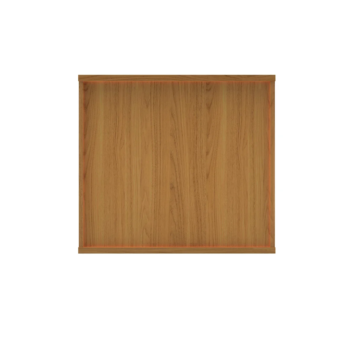 Polaris Bookcase 1 Shelf 800x400x730mm Norwegian Beech KF820986 - Image 4
