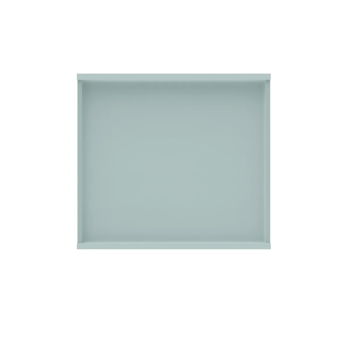 Polaris Bookcase 1 Shelf 800x400x730mm Arctic White KF821086 - Image 4