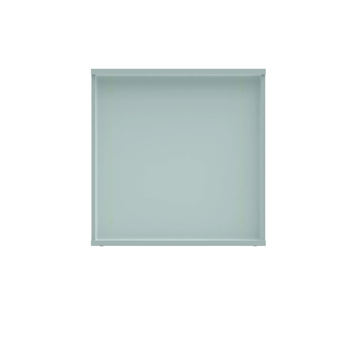 Polaris Bookcase 1 Shelf 800x400x816mm Arctic White KF821096 - Image 4