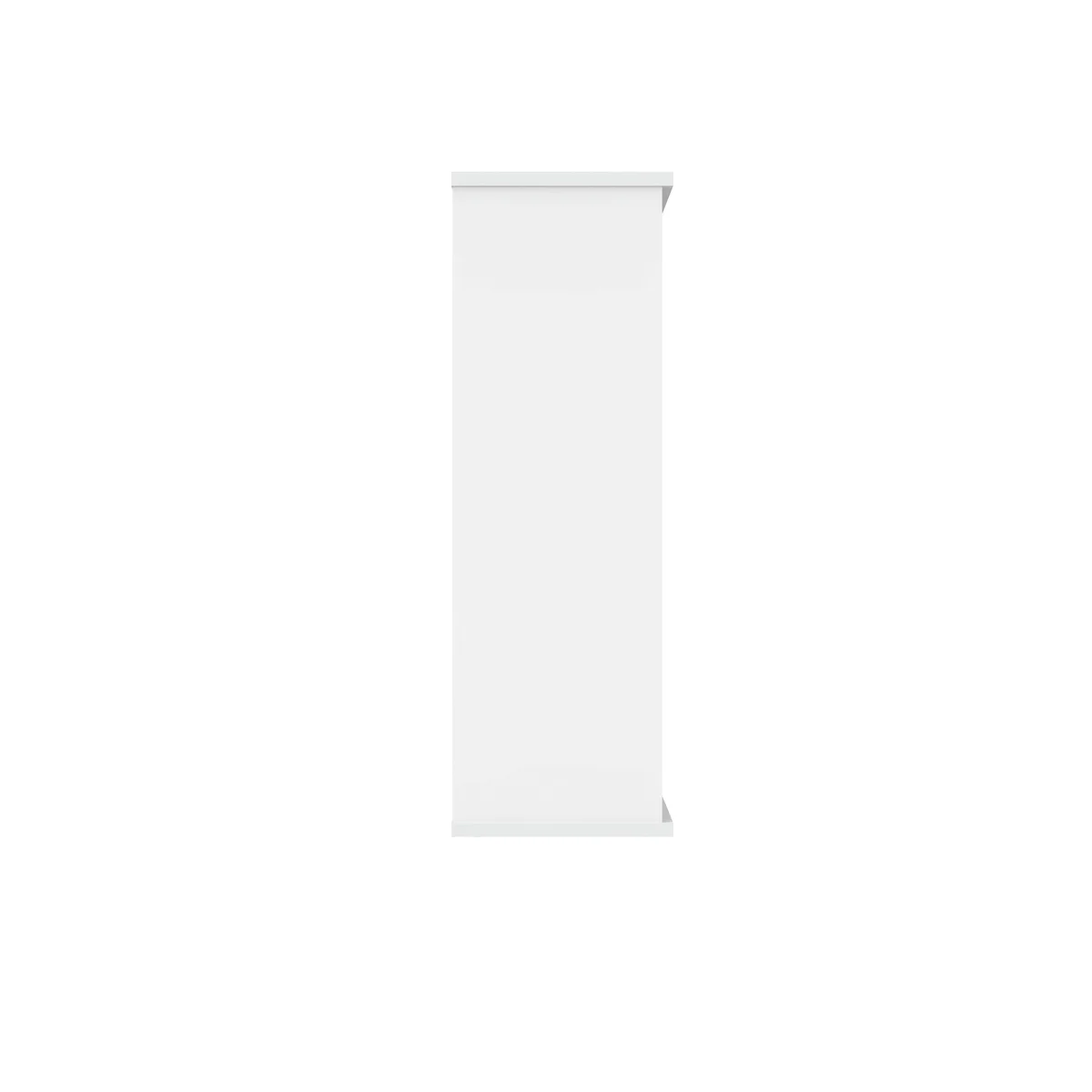 Polaris Bookcase 2 Shelf 800x400x1204mm Arctic White KF821106 - Image 2
