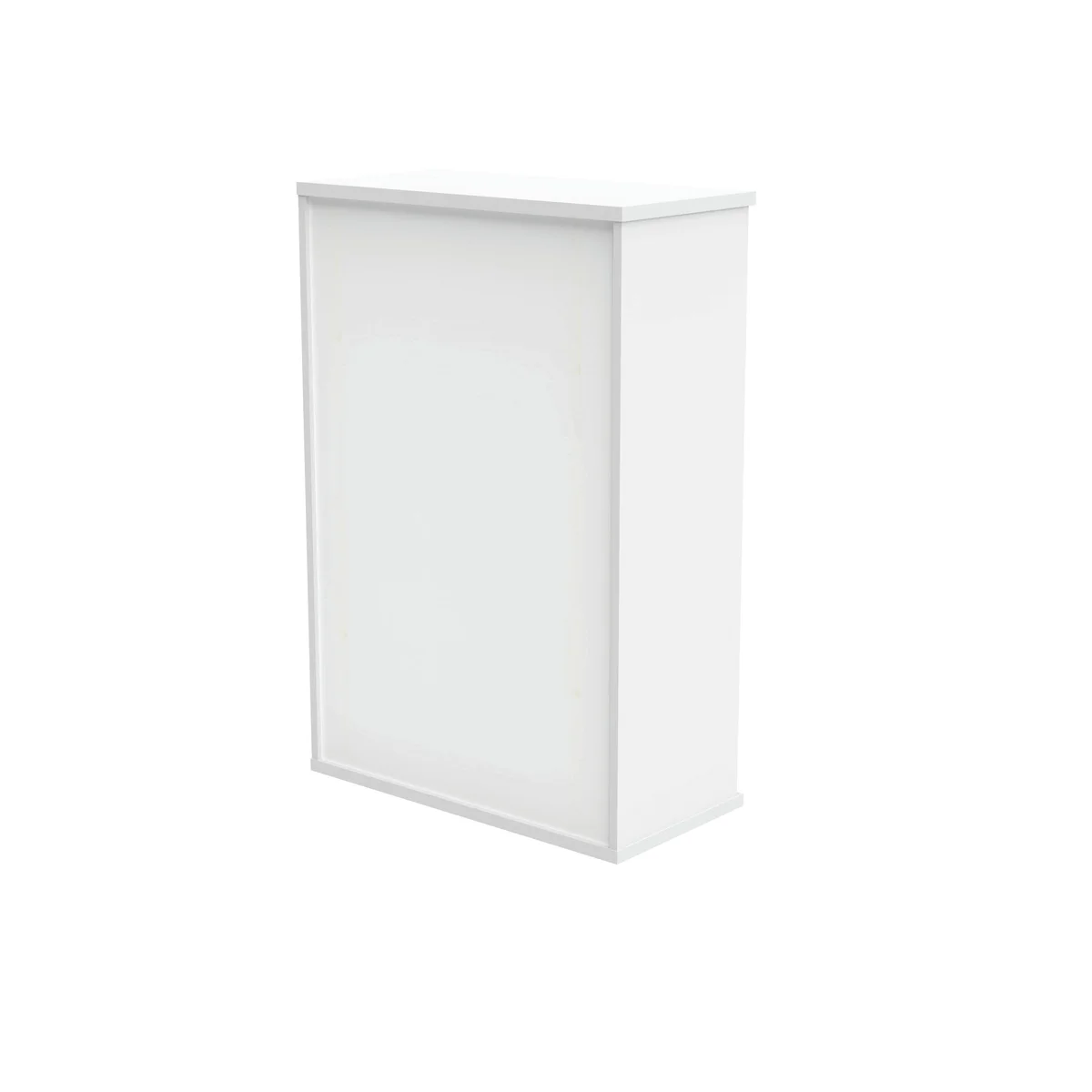 Polaris Bookcase 2 Shelf 800x400x1204mm Arctic White KF821106 - Image 3