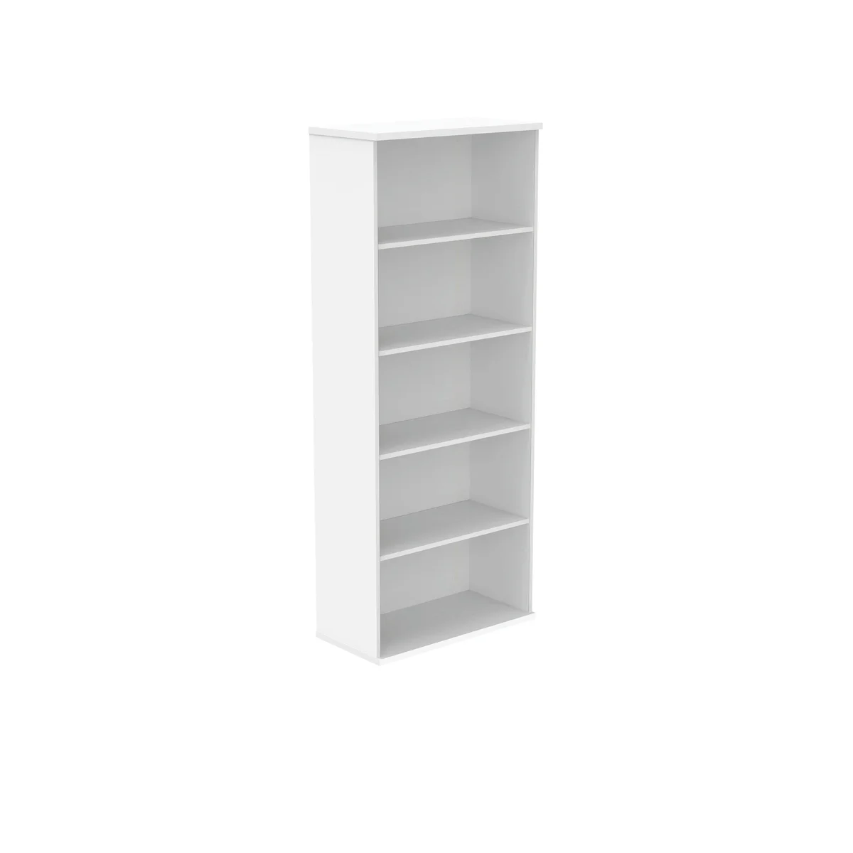 Polaris Bookcase 4 Shelf 800x400x1980mm Arctic White KF821126
