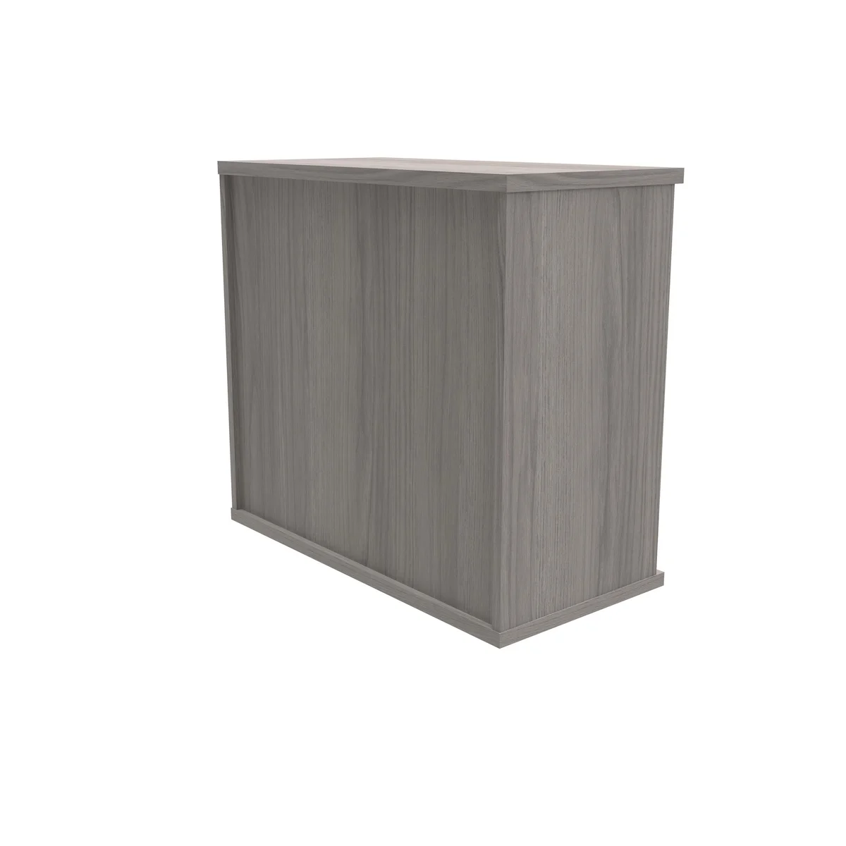 Polaris Bookcase 1 Shelf 800x400x730mm Alaskan Grey Oak KF821136 - Image 3
