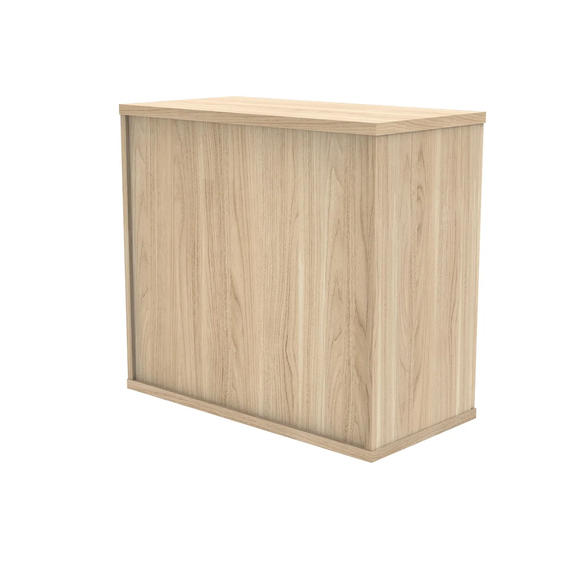 Polaris Cupboard Lockable 800x400x730mm Canadian Oak KF821230 - Image 3