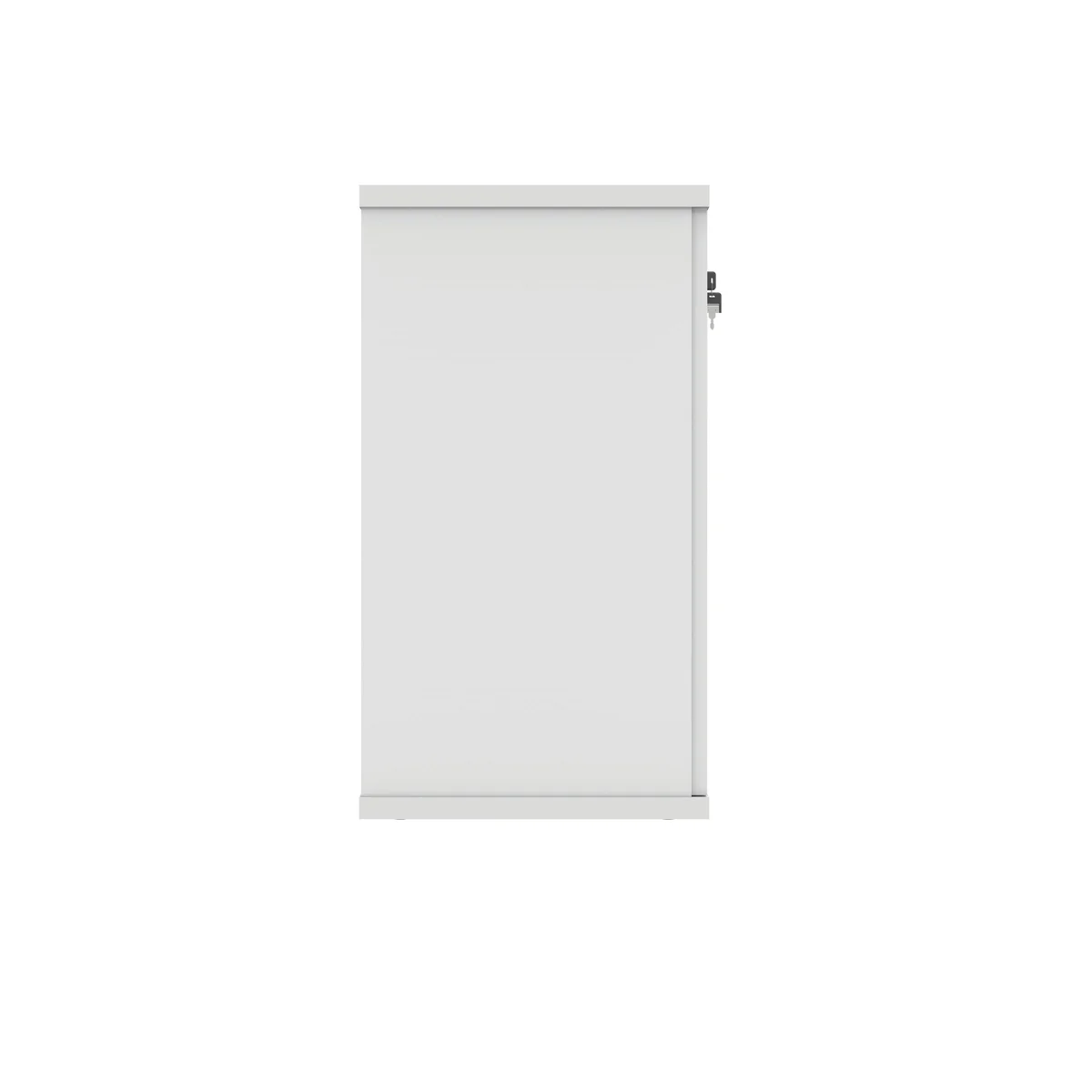 Polaris Cupboard Lockable 800x400x730mm Arctic White KF821286 - Image 2