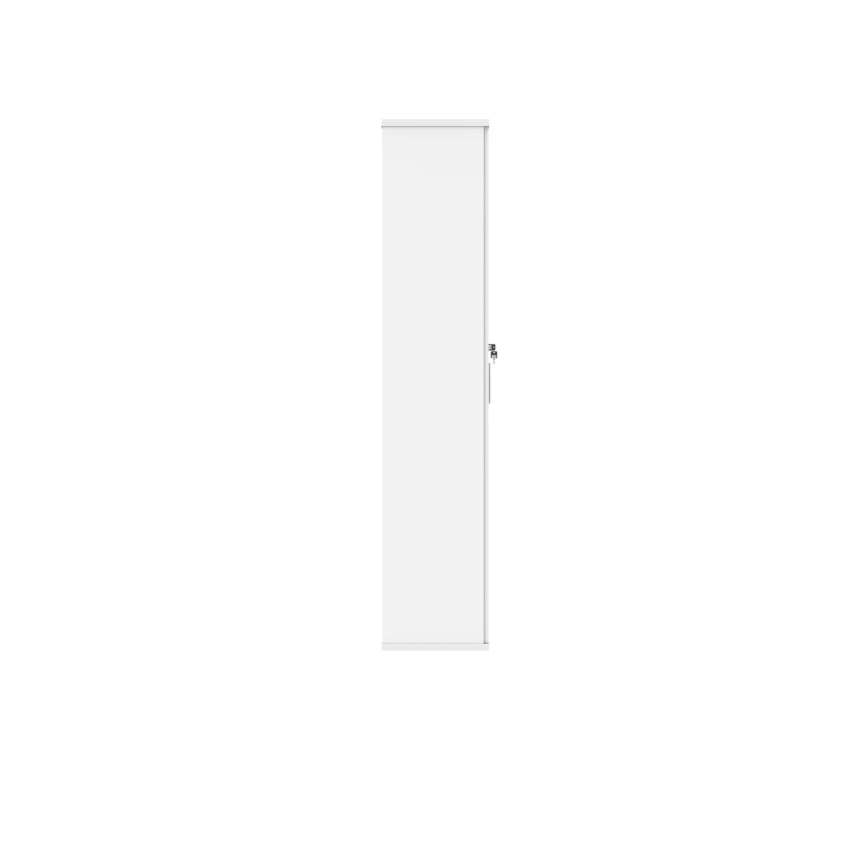 Polaris Cupboard Lockable 800x400x1980mm Arctic White KF821326 - Image 2