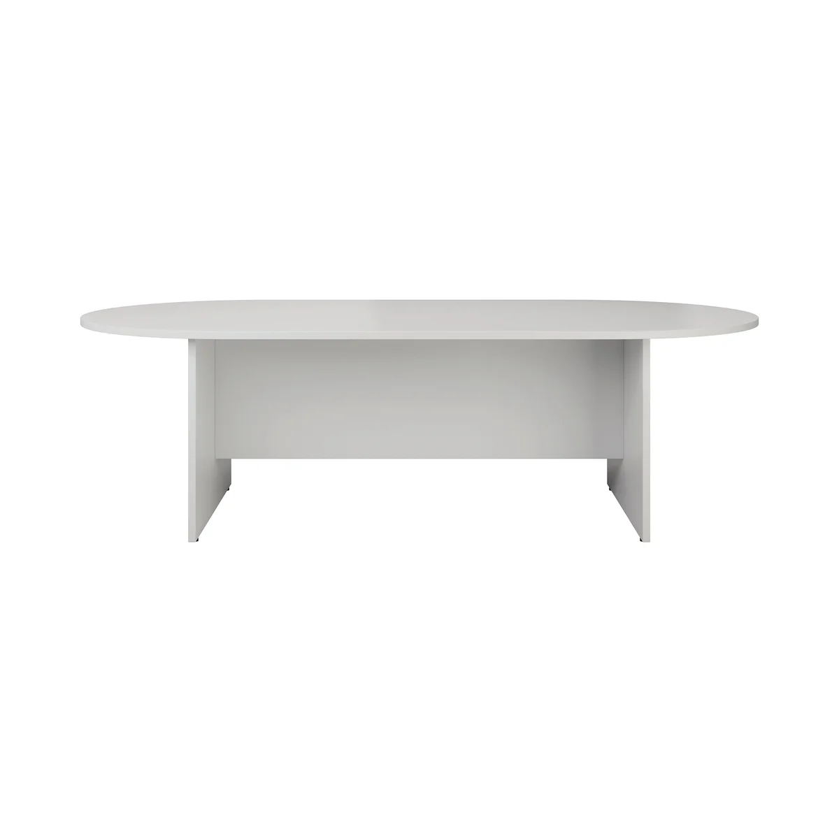 Jemini D-End Meeting Table 1800x1000x730mm White KF822677 - Image 2