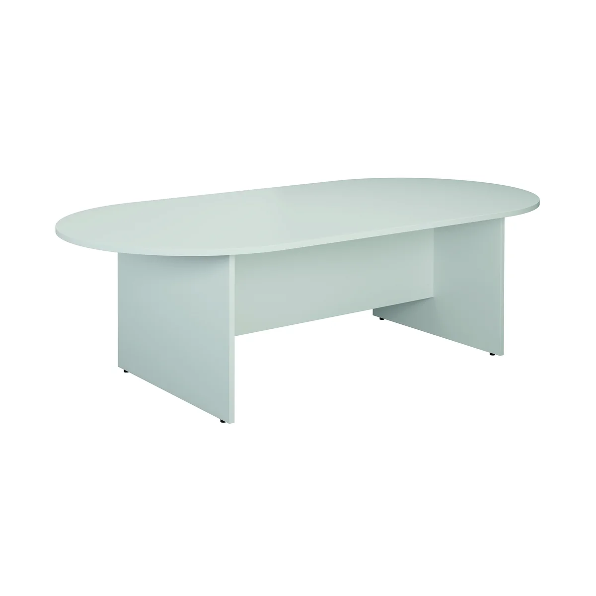 Jemini D-End Meeting Table 1800x1000x730mm White KF822677 - Image 4
