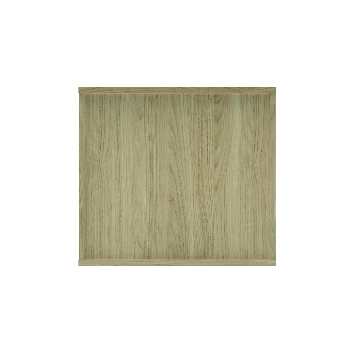 Astin Bookcase 1 Shelf 800x400x730mm Canadian Oak KF823735 - Image 4