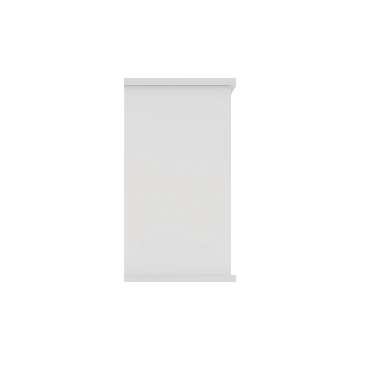 Astin Bookcase 1 Shelf 800x400x730mm Arctic White KF823780 - Image 2