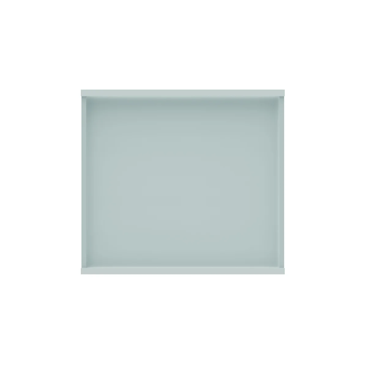 Astin Bookcase 1 Shelf 800x400x730mm Arctic White KF823780 - Image 4