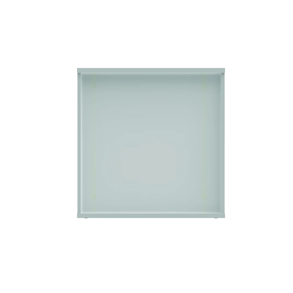 Astin Bookcase 1 Shelf 800x400x816mm Arctic White KF823797 - Image 4