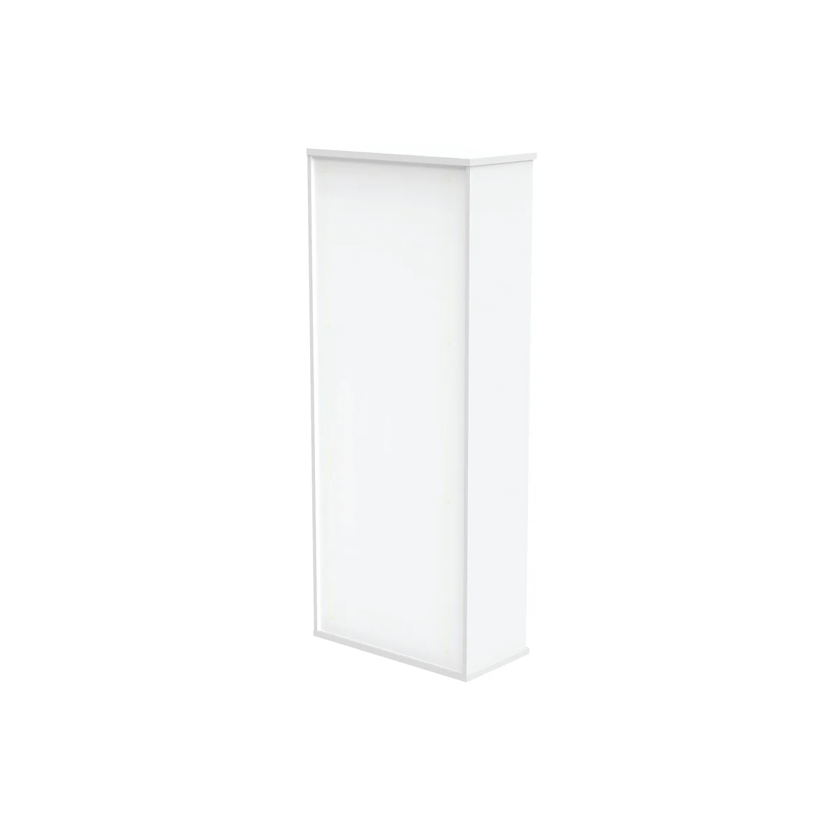 Astin Bookcase 4 Shelves 800x400x1980mm Arctic White KF823827 - Image 3