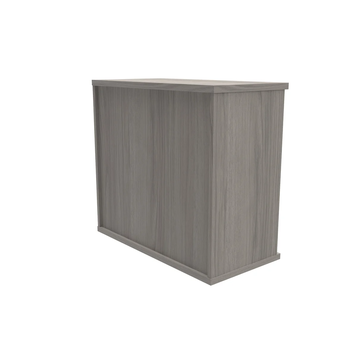Astin Bookcase 1 Shelf 800x400x730mm Alaskan Grey Oak KF823834 - Image 3