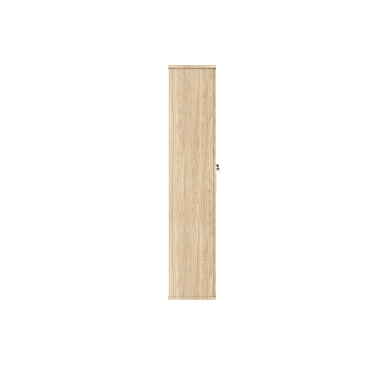 Astin 2 Door Cupboard Lockable 800x400x1980mm Canadian Oak KF823971 - Image 2