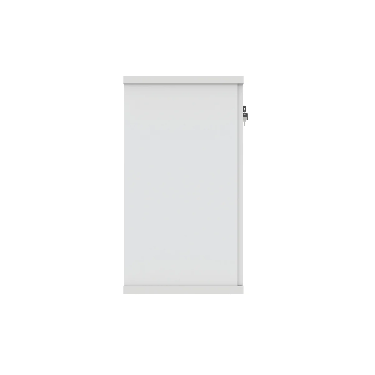Astin 2 Door Cupboard Lockable 800x400x730mm Arctic White KF823988 - Image 2