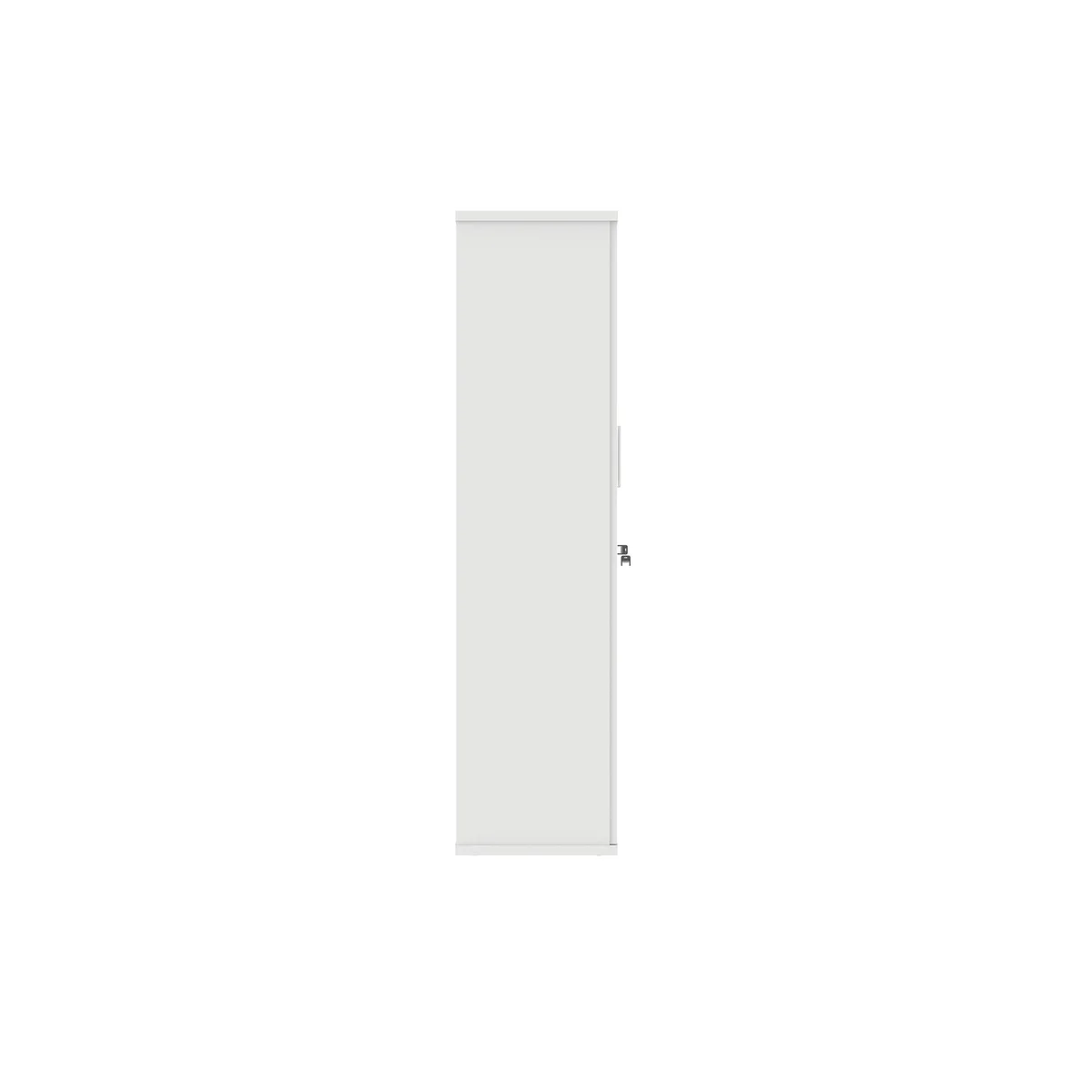 Astin 2 Door Cupboard Lockable 800x400x1592mm Arctic White KF824015 - Image 2