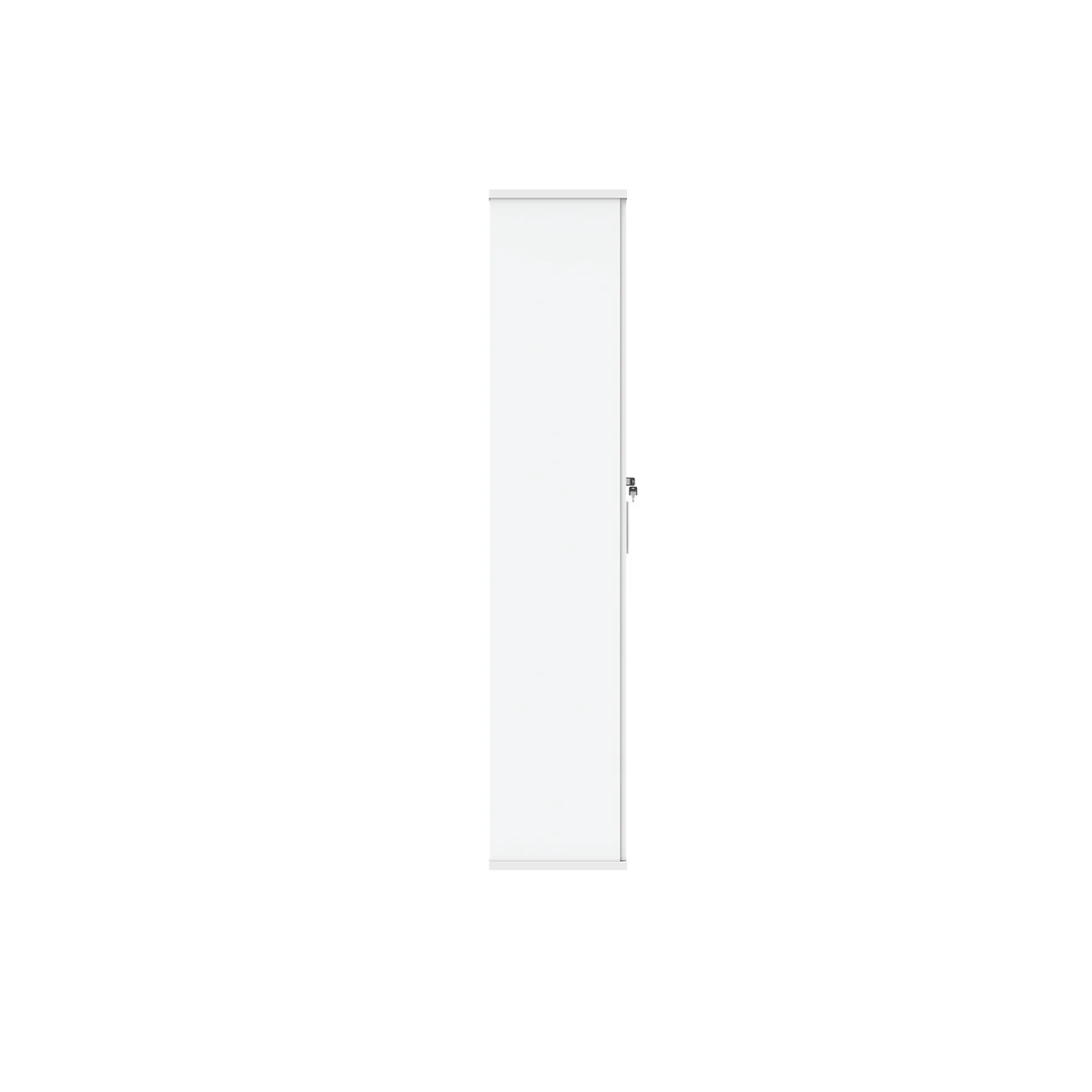 Astin 2 Door Cupboard Lockable 800x400x1980mm Arctic White KF824022 - Image 2