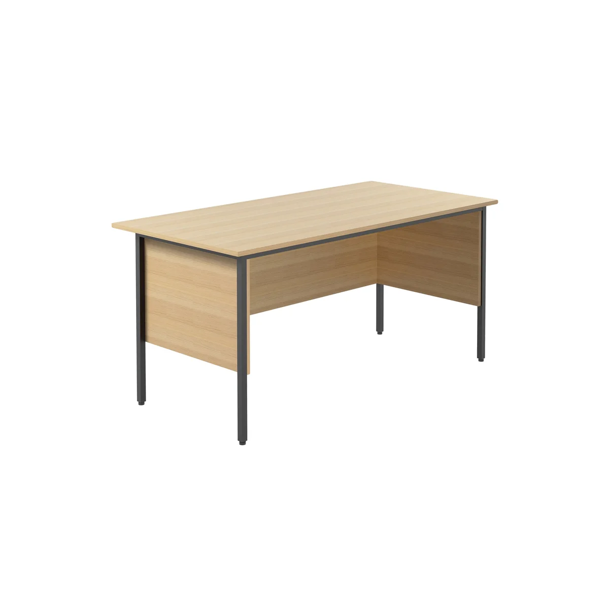 5 Star Modara Rectangular Desk 1500x750x730mm Oak KF838370 - Image 1