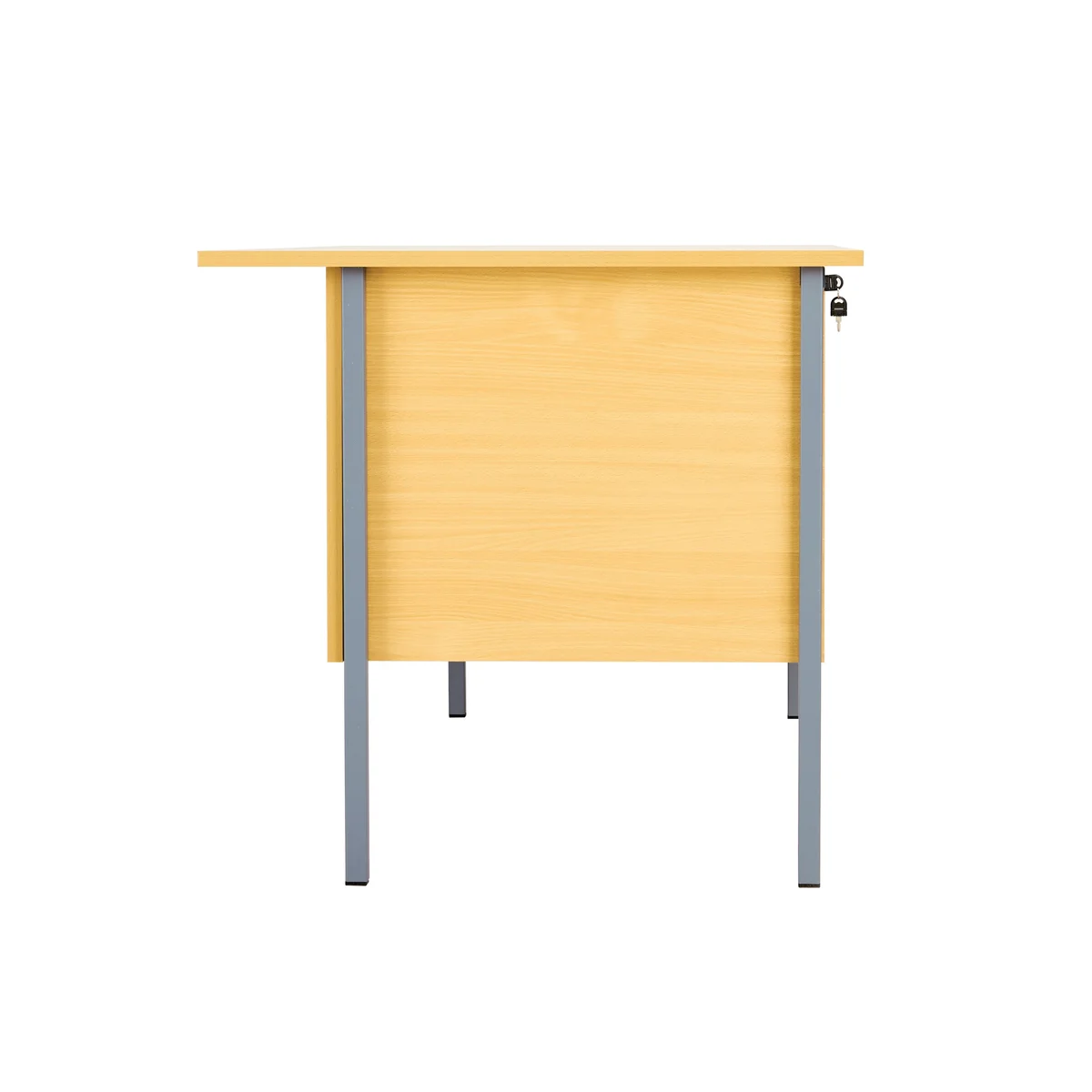 5 Star Modara Rectangular Desk with 3 Drawer Fixed Pedestal 1500x750x730mm Oak KF838378 - Image 2