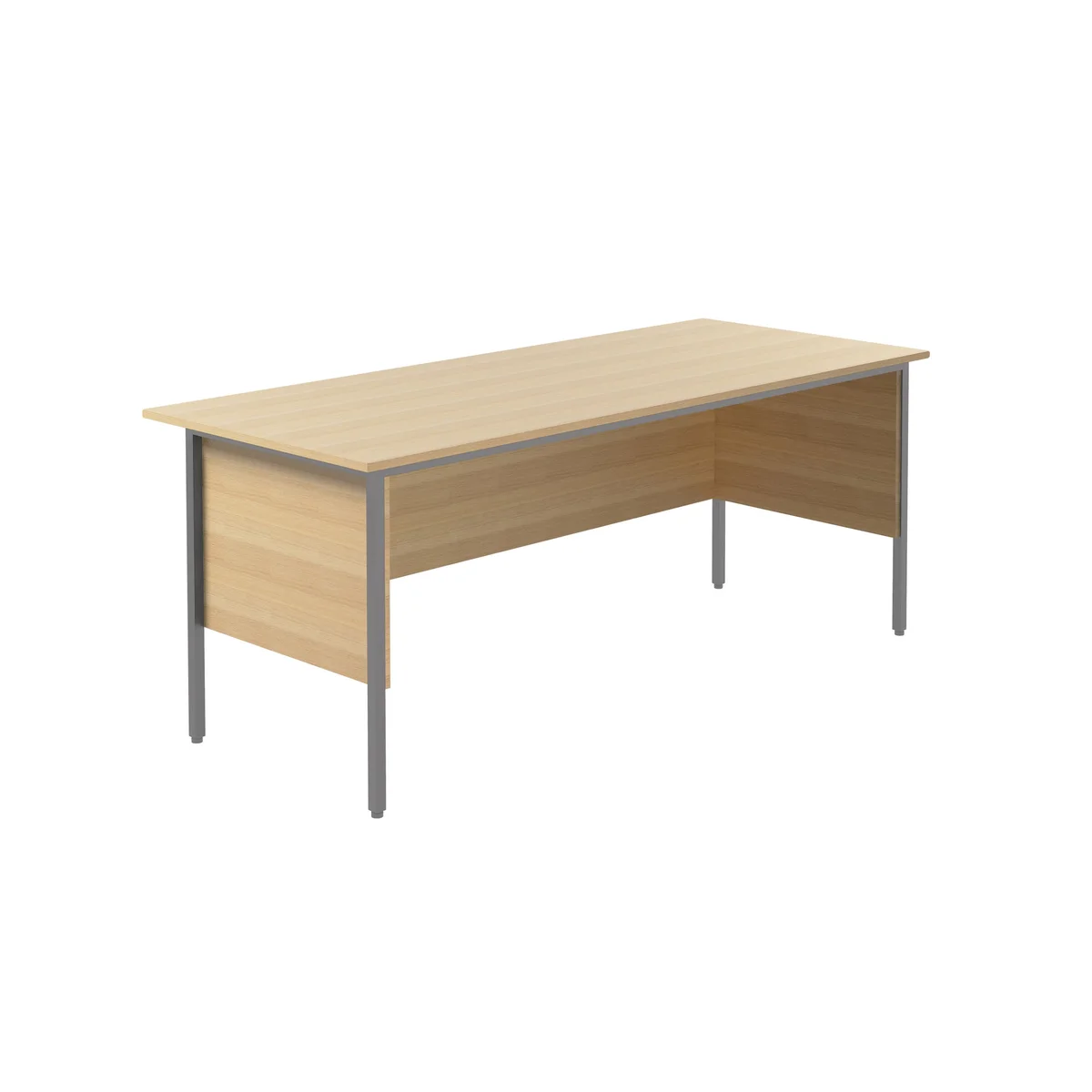 5 Star Modara Rectangular Desk 1800x750x730mm Oak KF838789 - Image 1