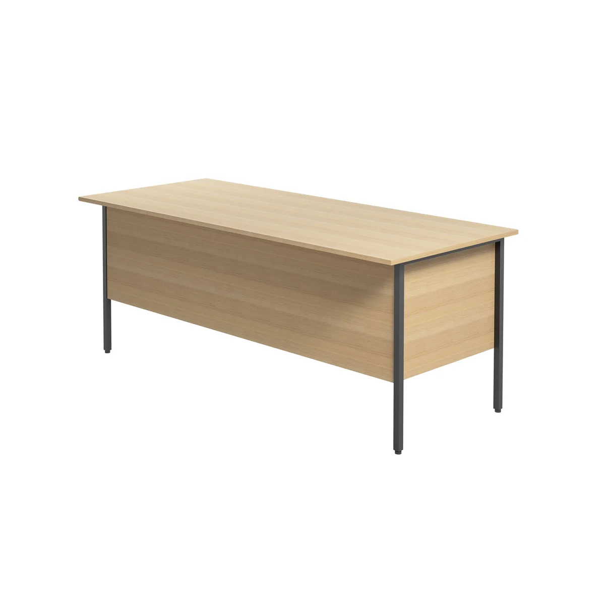 5 Star Modara Rectangular Desk with 2 Drawer Fixed Pedestal 1800x750x730mm Oak KF838798 - Image 3