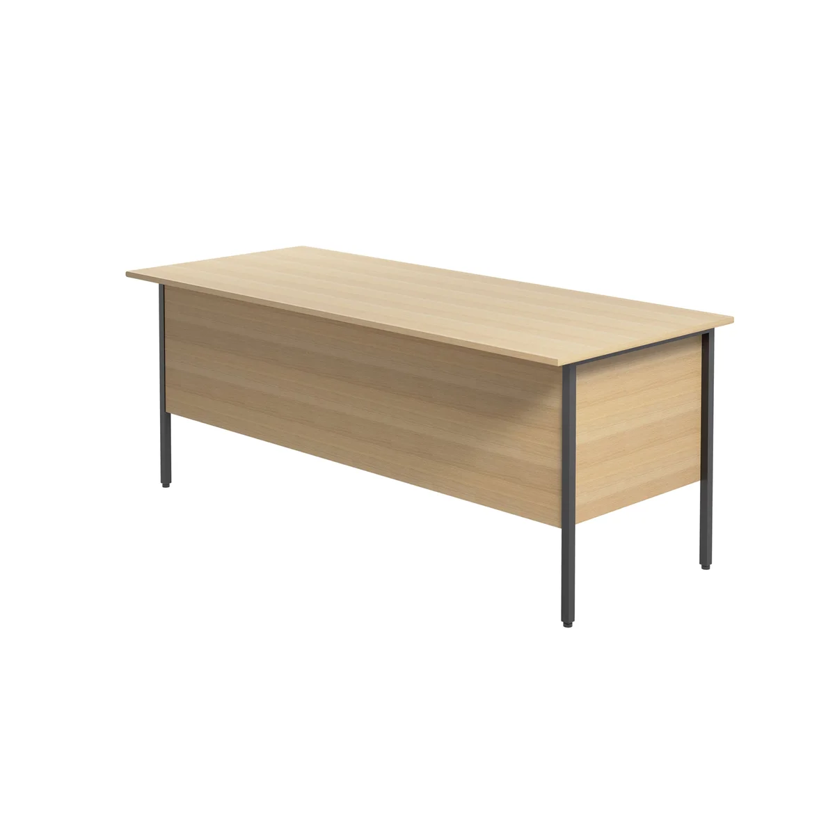 5 Star Modara Rectangular Desk with 3 Drawer Fixed Pedestal 1800x750x730mm Oak KF838811 - Image 3