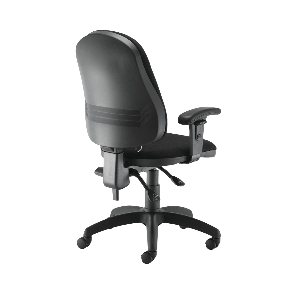 Jemini Intro Posture Chair with Adjustable Arms 640x640x990-1160mm Charcoal KF838994 - Image 3