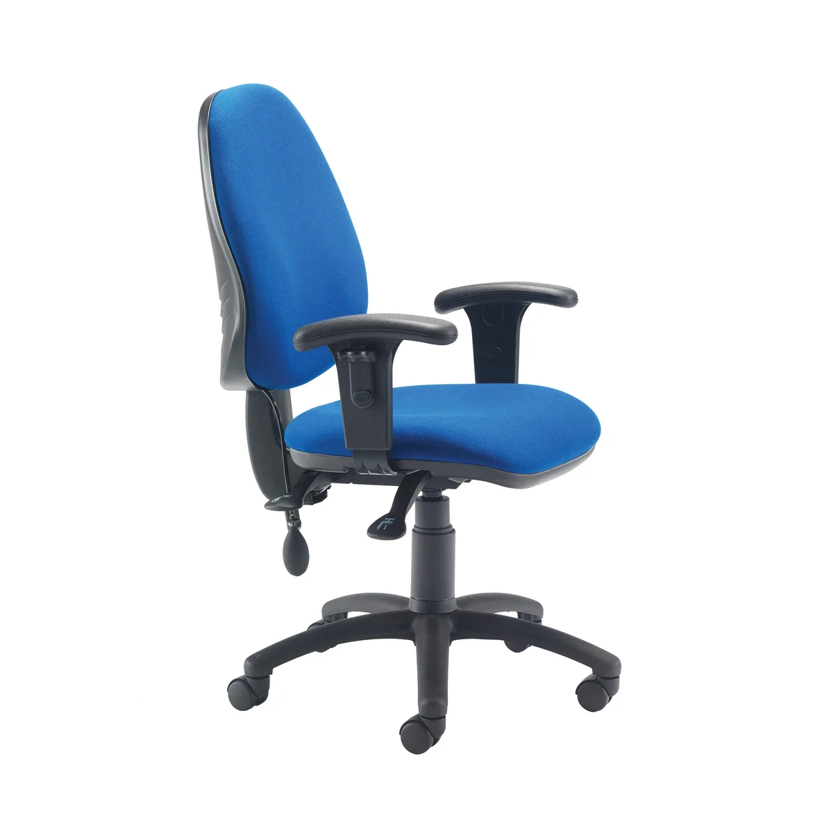 Jemini Intro Posture Chair with Adjustable Arms 640x640x990-1160mm Blue KF838995 - Image 2