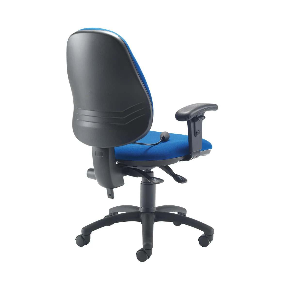 Jemini Intro Posture Chair with Adjustable Arms 640x640x990-1160mm Blue KF838995 - Image 3