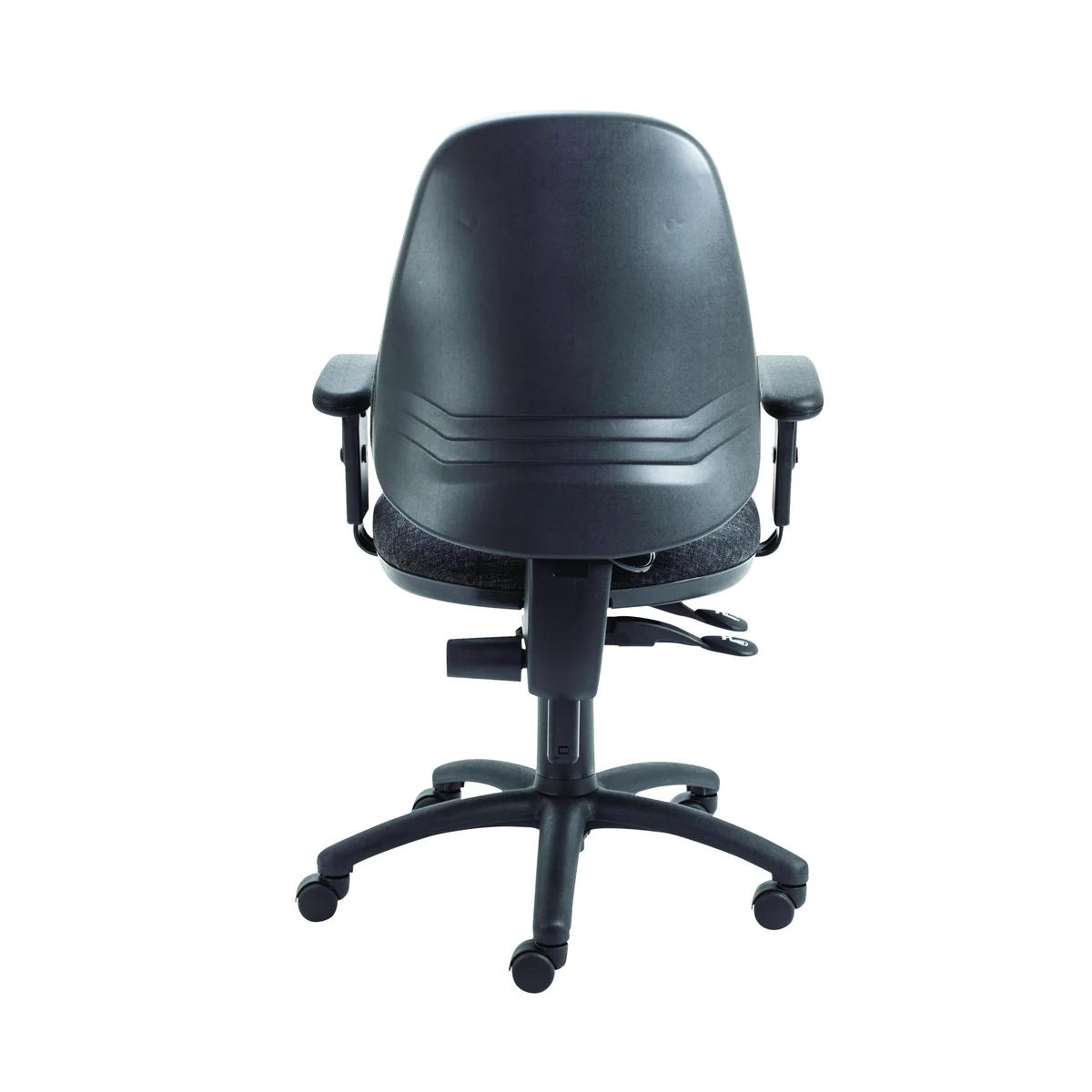 First High Back Posture Chair with Adjustable Arms 640x640x990-1160mm Charcoal KF839326 - Image 4