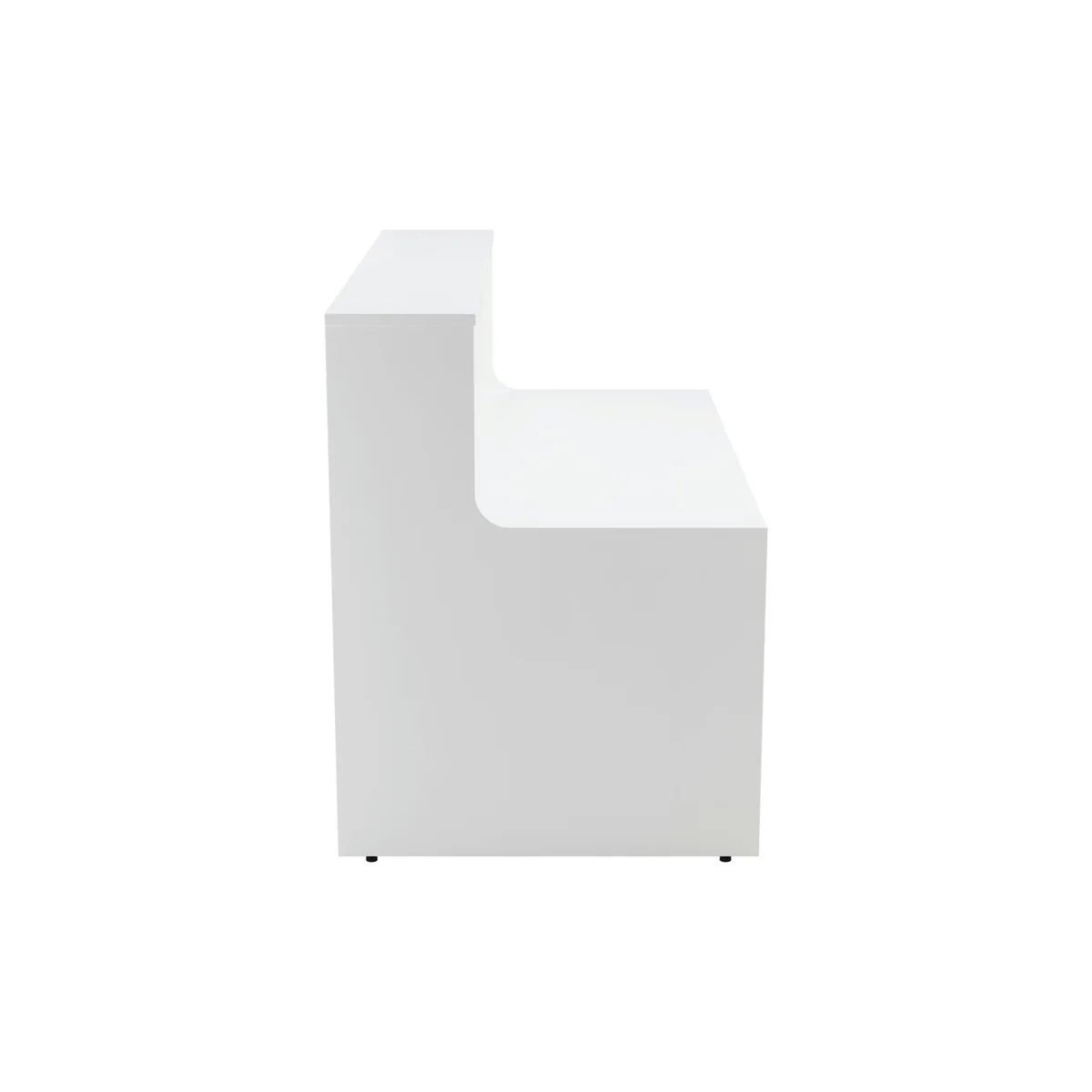 Jemini Reception Unit 1400x800x740mm White KF839531 - Image 2