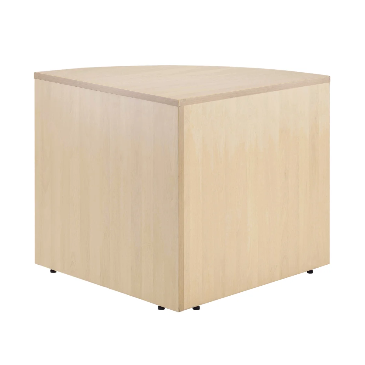 Jemini Reception Modular Corner Desk Unit 800x800x740mm Maple KF840169 - Image 2