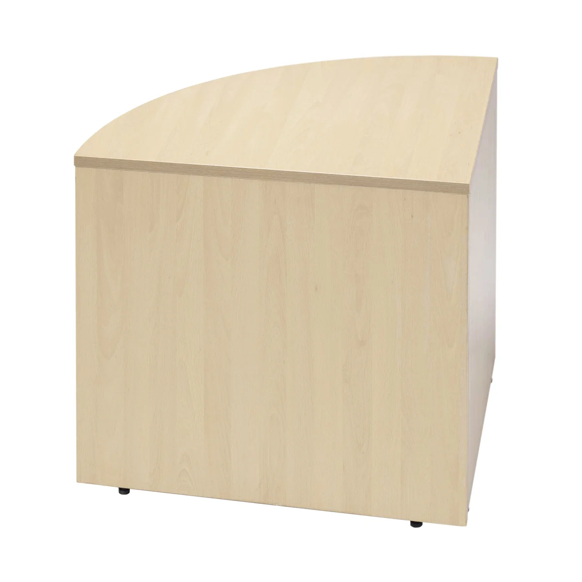 Jemini Reception Modular Corner Desk Unit 800x800x740mm Maple KF840169 - Image 3
