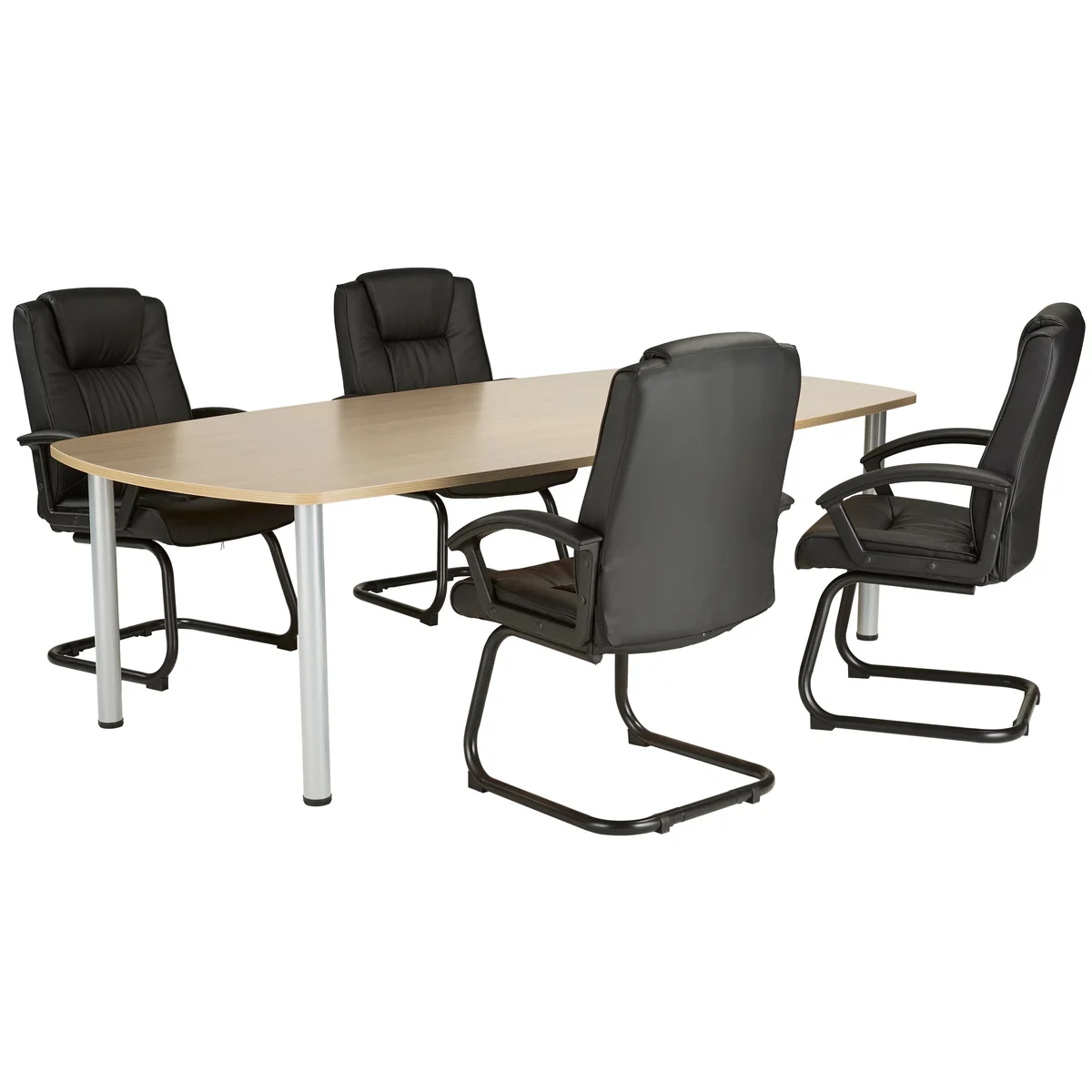 Jemini Boardroom Table 1800x1200x730mm Grey Oak KF840199 - Image 2