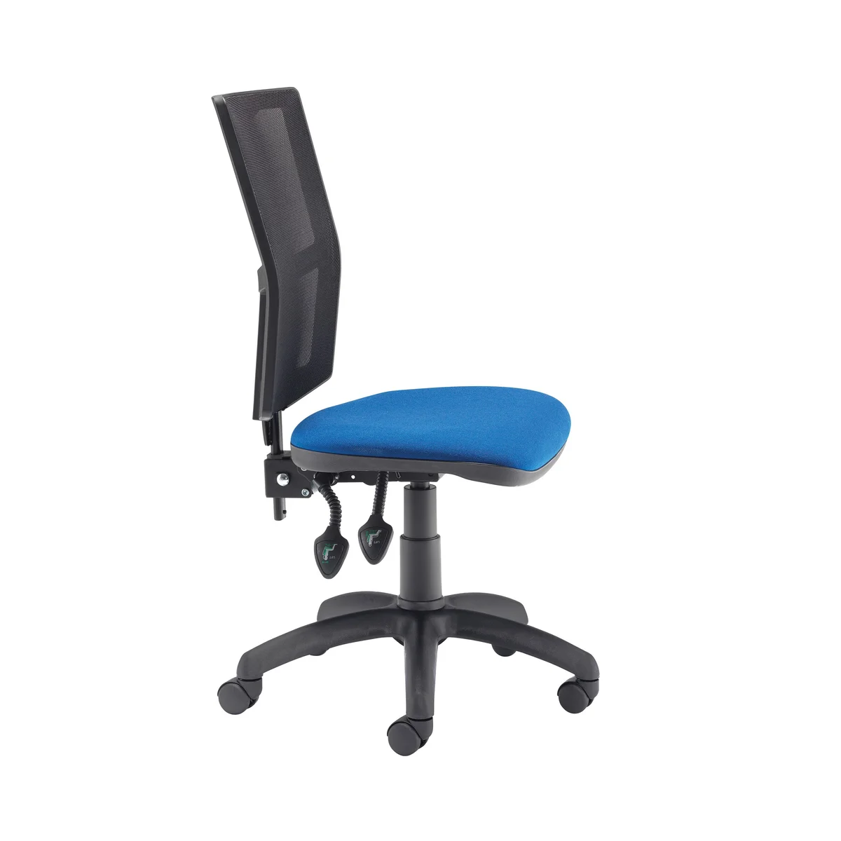 First Medway High Back Operator Chair 640x640x1010-1175mm Blue KF90270 - Image 2