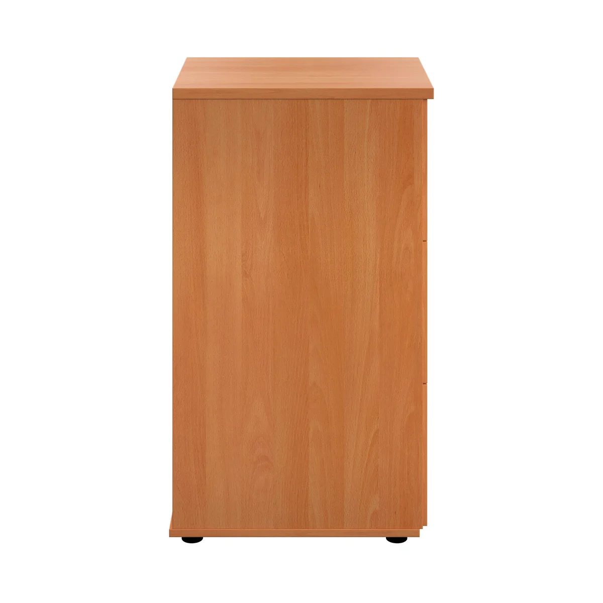 Jemini 3 Drawer Filing Cabinet 464x600x1030mm Beech Version 2 KF90457 - Image 3
