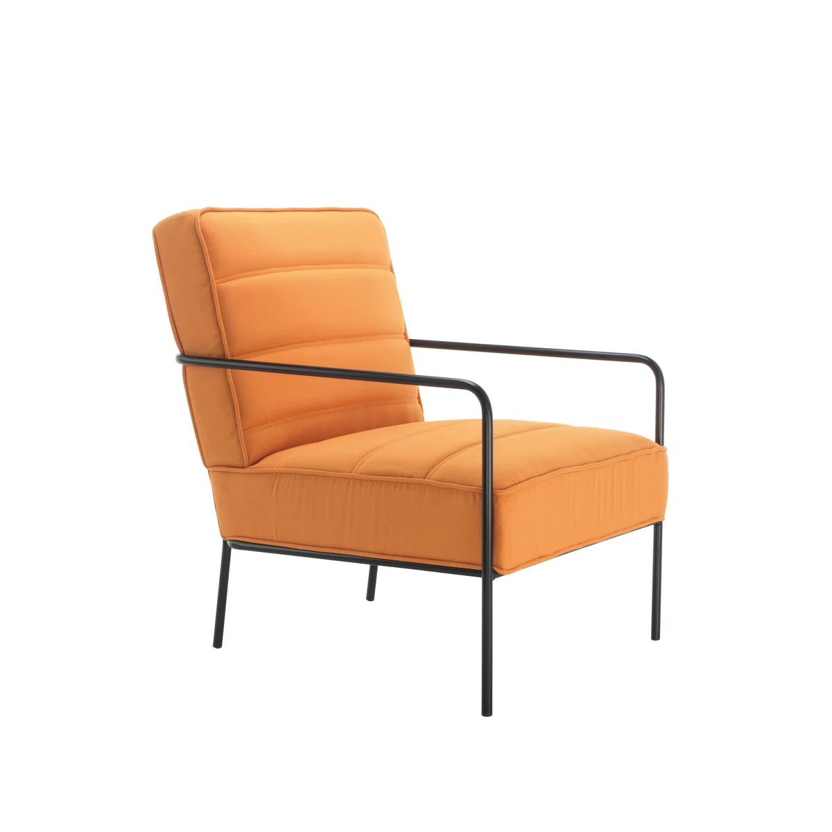 Jemini Wire Frame Reception Armchair 620x880x830mm Mustard KF90477 - Image 2