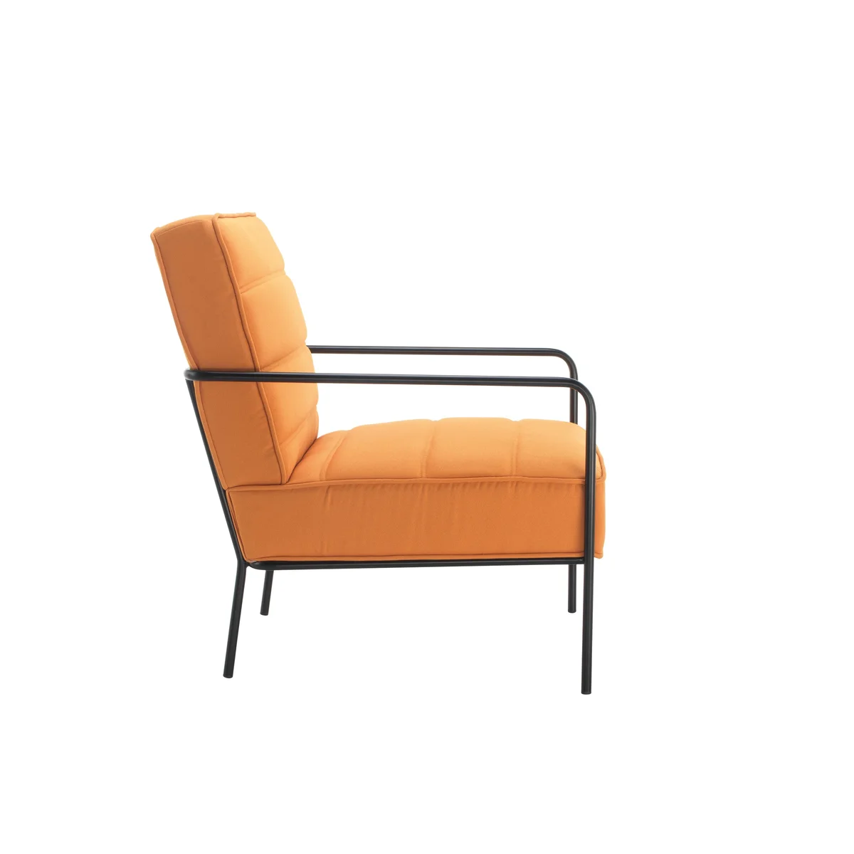 Jemini Wire Frame Reception Armchair 620x880x830mm Mustard KF90477 - Image 3